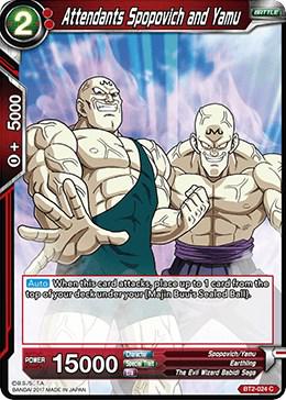 Attendants Spopovich and Yamu BT2-024 Dragon Ball Super Union Force