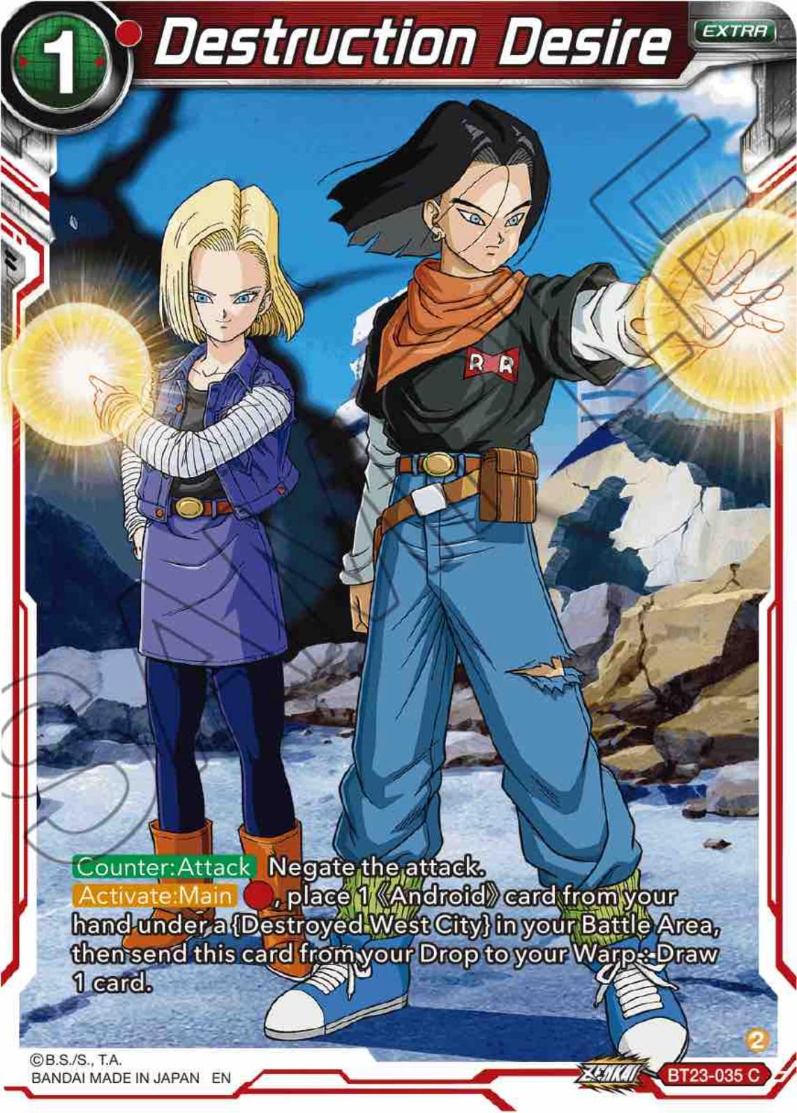 Destruction Desire [Foil] BT23-035 Dragon Ball Super Perfect Combination