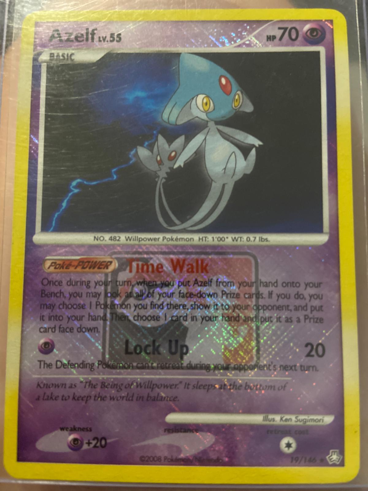 Pokemon Azelf 19/146 outlet League Promo