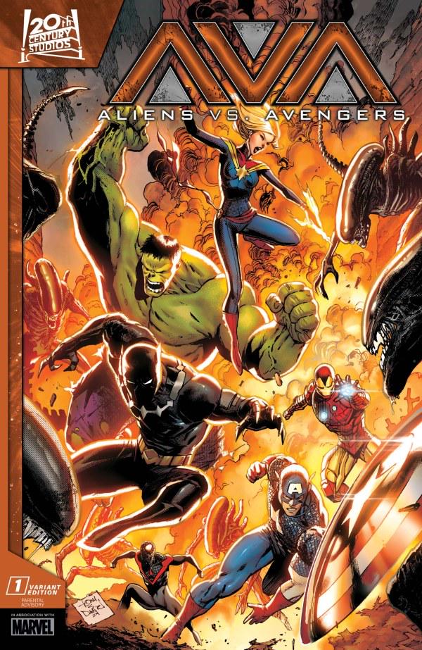 Aliens vs. Avengers [Daniel] #1 (2024) Comic Books Aliens vs. Avengers