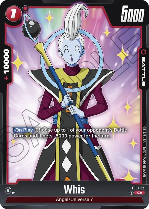 Whis [Bonus Pack Alternate Art Holo] FS01-02 Dragon Ball Fusion World Starter Deck: Son Goku