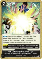 Gum-Gum Diable Three-Swords Style Mouten Jet Six Hundred Pound Phoenix Cannon ST14-015 One Piece Starter Deck 14: 3D2Y Prices