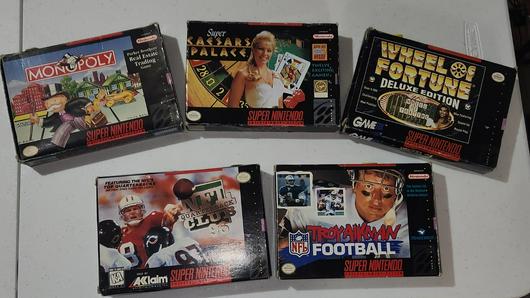 Super Nintendo Game Lot photo