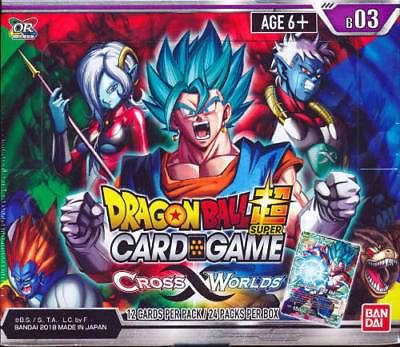 Cross Worlds Booster Box  Dragon Ball Super Cross Worlds