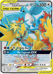 Moltres & Zapdos & Articuno GX #66 Pokemon Hidden Fates Prices