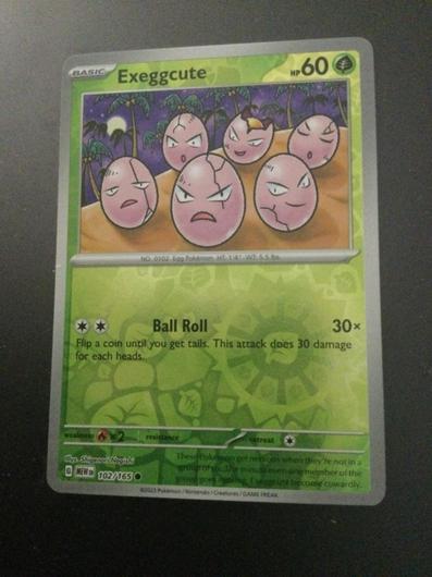 Exeggcute [Reverse Holo] #102 photo