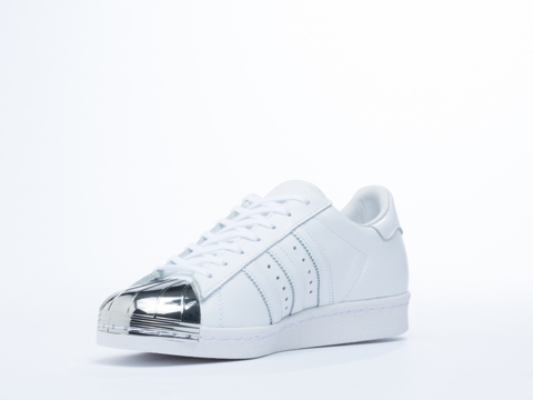 adidas superstar 80s metal toe bianche