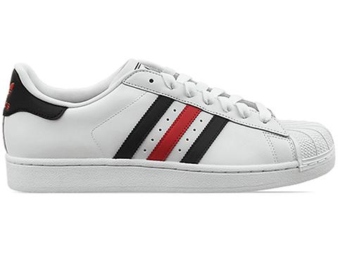 adidas superstar black and red