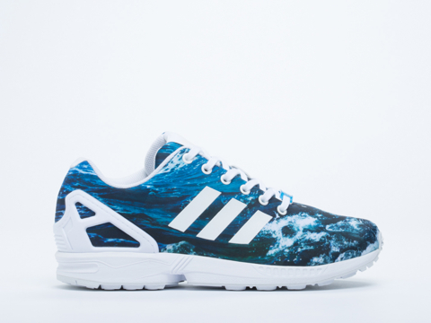 adidas flux blue and white