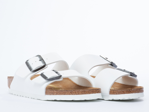 Birkenstock Arizona Leather in White at Solestruck