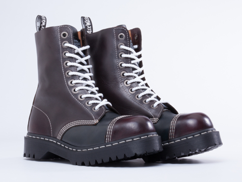 Dr. Martens 8761 BXB Boot in Cherry Red Blue at Solestruck.com