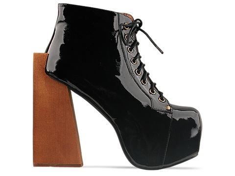 Jeffrey Campbell Security in Black Patent at Solestruck