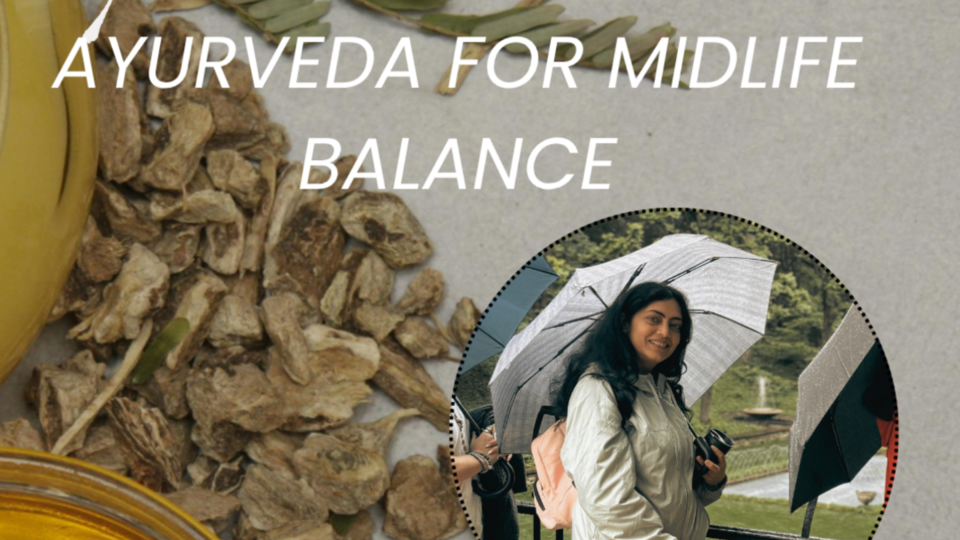Midlife Cafe Expert Talk - Radiant Transitions: Ayurveda for Midlife Balance with Neelam Sharma - Location: Inward Bound Yoga & Wellness - West Chester