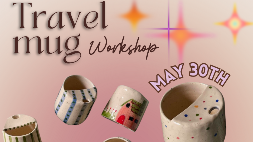 Make Your Own Ceramic Travel Mug ☕️ Beginner Pottery Workshop