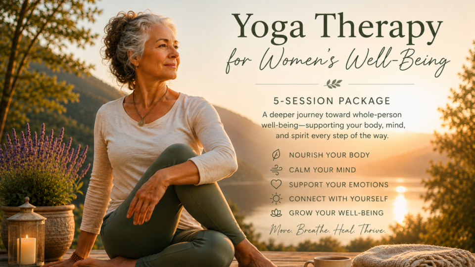 Therapeutic Yoga for Woman's Well-being: 5-Session Package