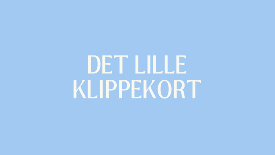 Det Lille Klippekort (10 credits)