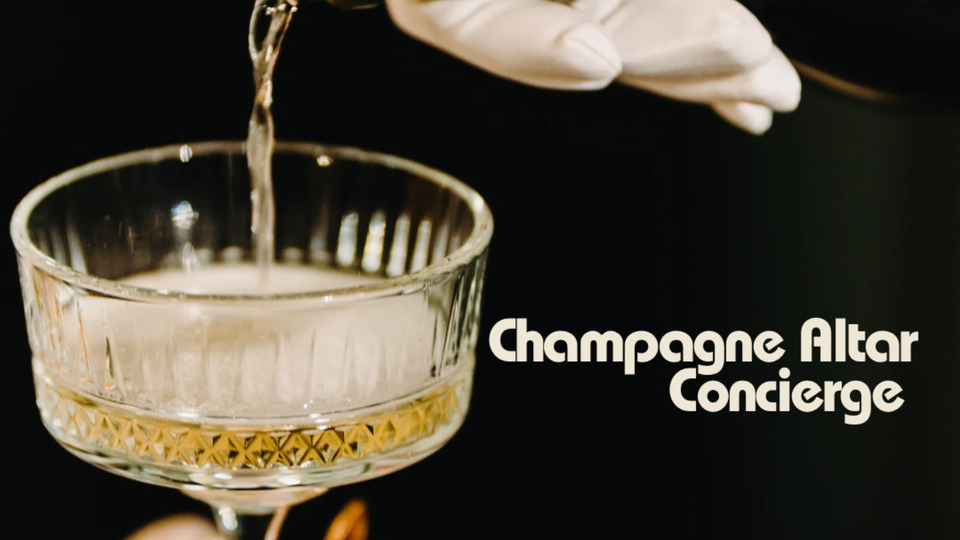 Champagne Altar Concierge