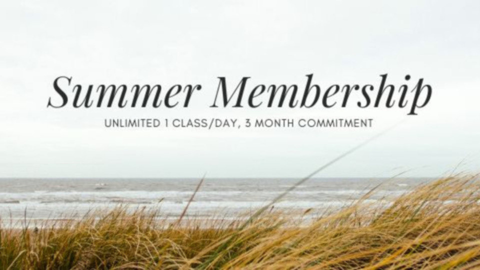 Summer 1 Class/Day Unlimited Membership $99!
