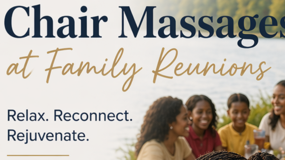 Chair Massages at Family Reunions