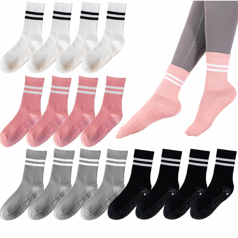 Gray, pink, white, black
