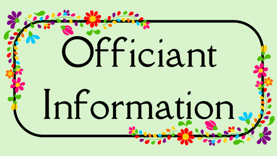 Officiant Info