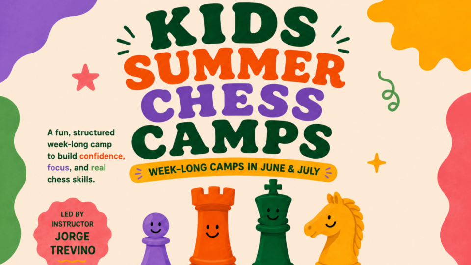Kids Chess Camp – June 8-12