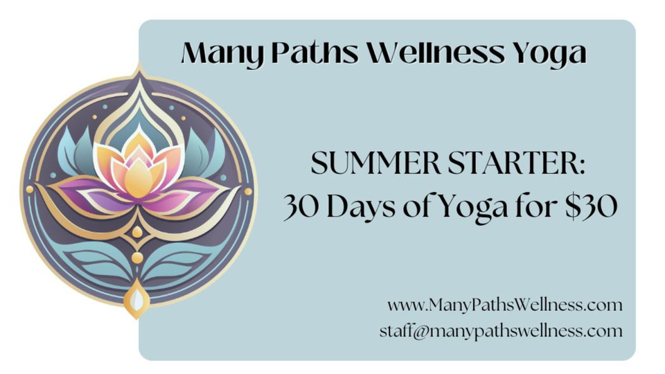 Summer Starter: 30 Days of Yoga for $30