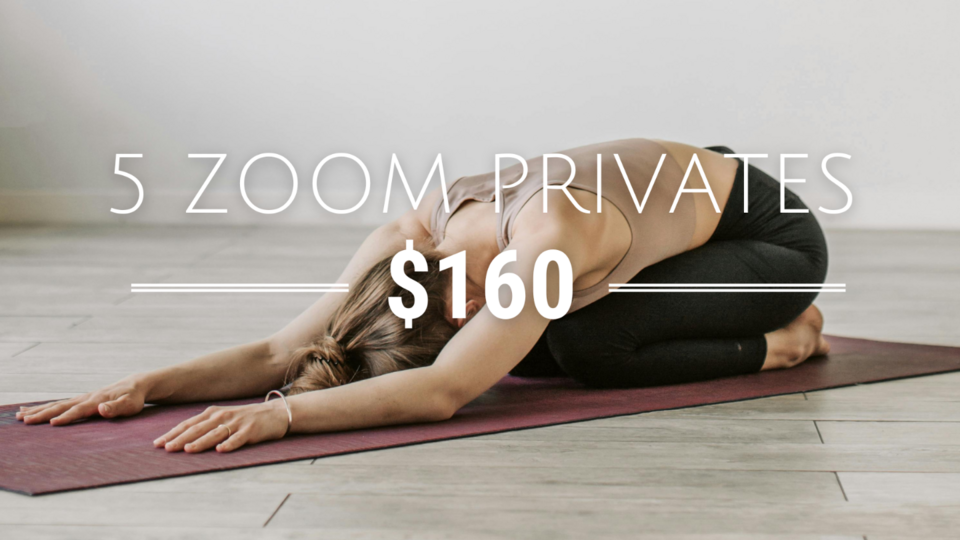 Private Zoom Flow (5 sessions)