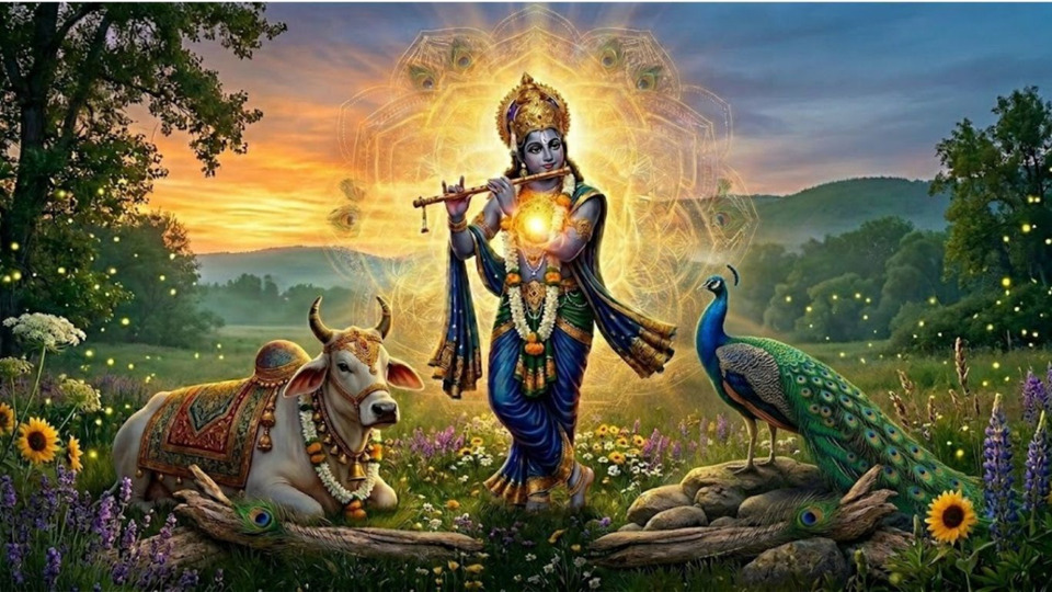 The Nectar of Stillness: A Late Summer Offering for Krishna
