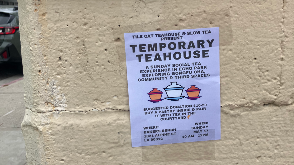 Temporary Teahouse @ Baker's Bench