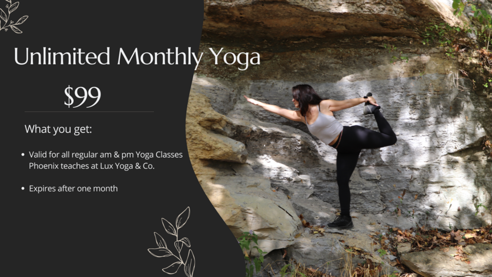 Unlimited Monthly Yoga Pass