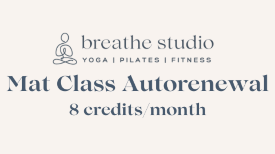 8 Classes per Month Autorenewal 