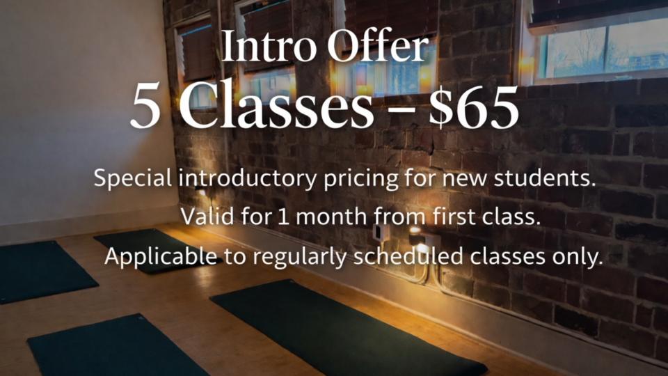 New Student Intro Offer 