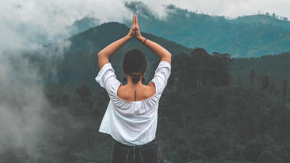 Yoga on the Mountain