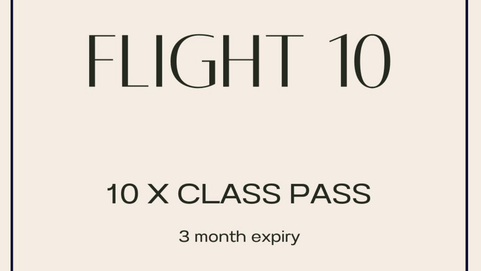 Flight 10 Class Pass
