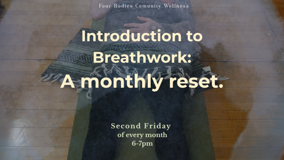 Introduction to Breathwork: A monthly reset. 