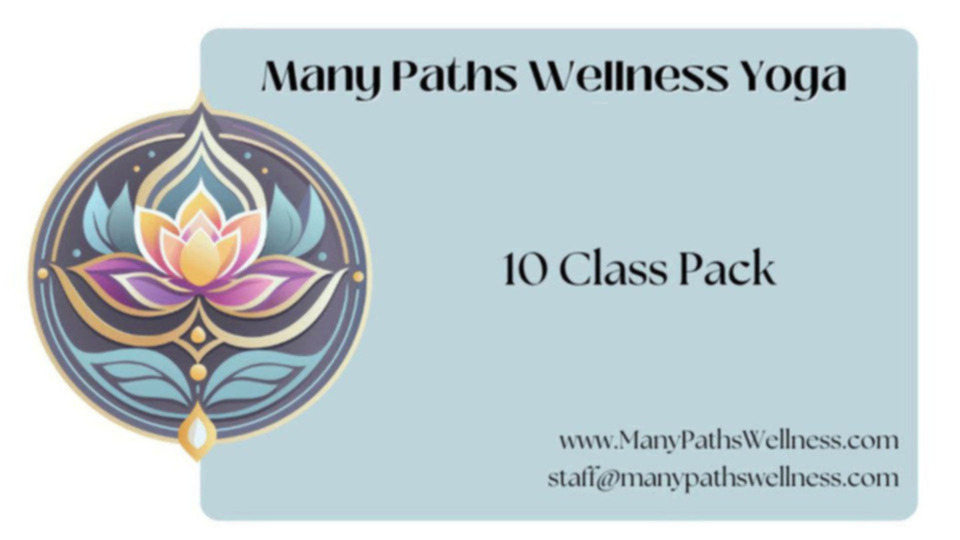 🧘♀️ Yoga 10-Class Pack – $210