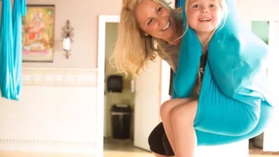 Mommy And Me Aerial Yoga By Blue Arrow Yoga