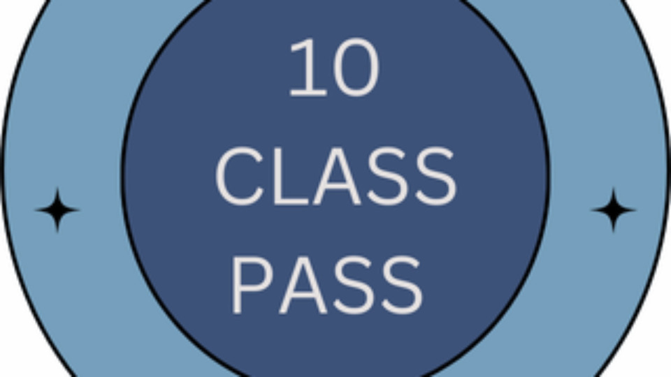 10 Class Pass (in-person yoga only)