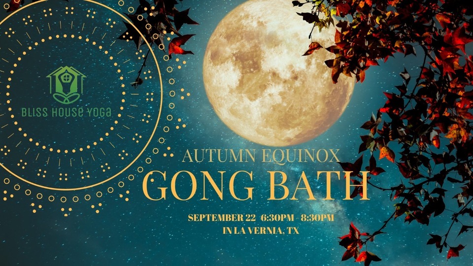 2 Hour Autumn Equinox Gong Bath
