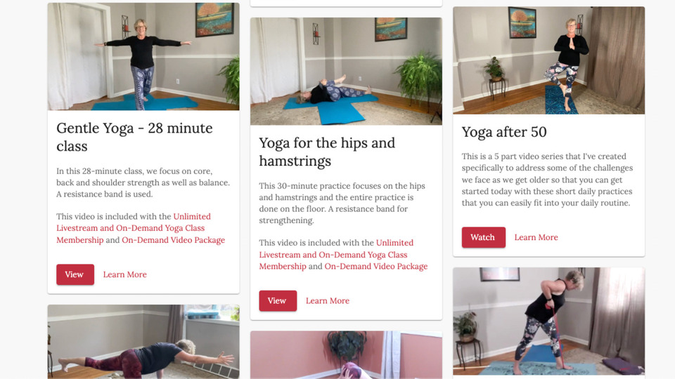 On-Demand Yoga Video Library 4 Week Pass