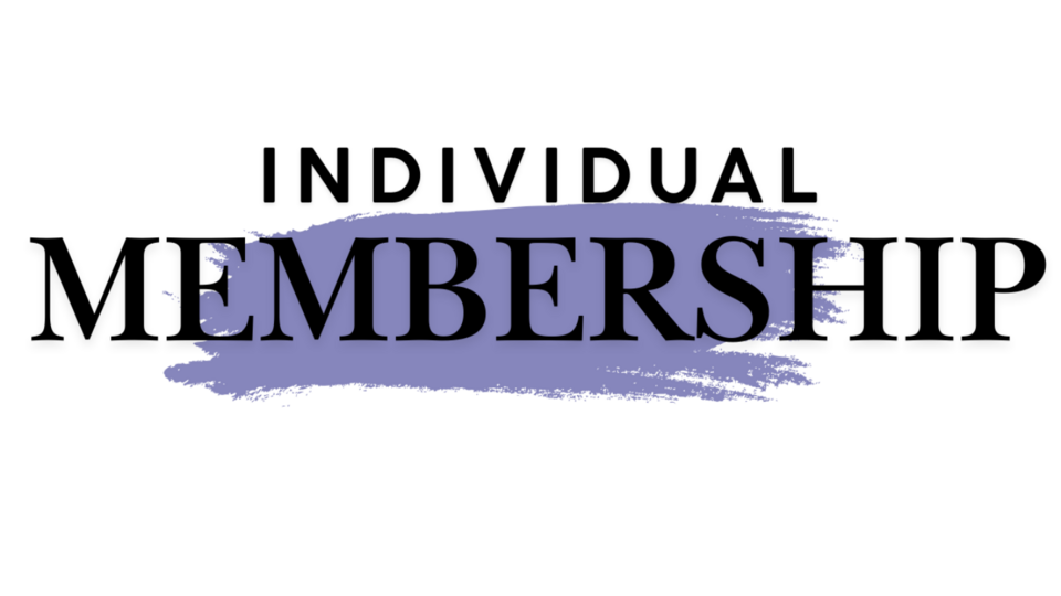 Individual Membership $100 (roughly $5/class)