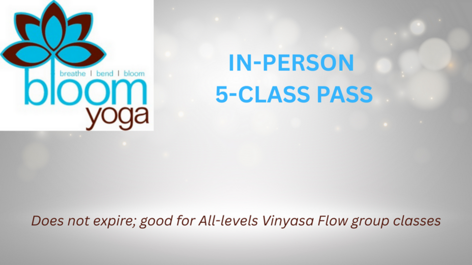 In-Person 5-class pass