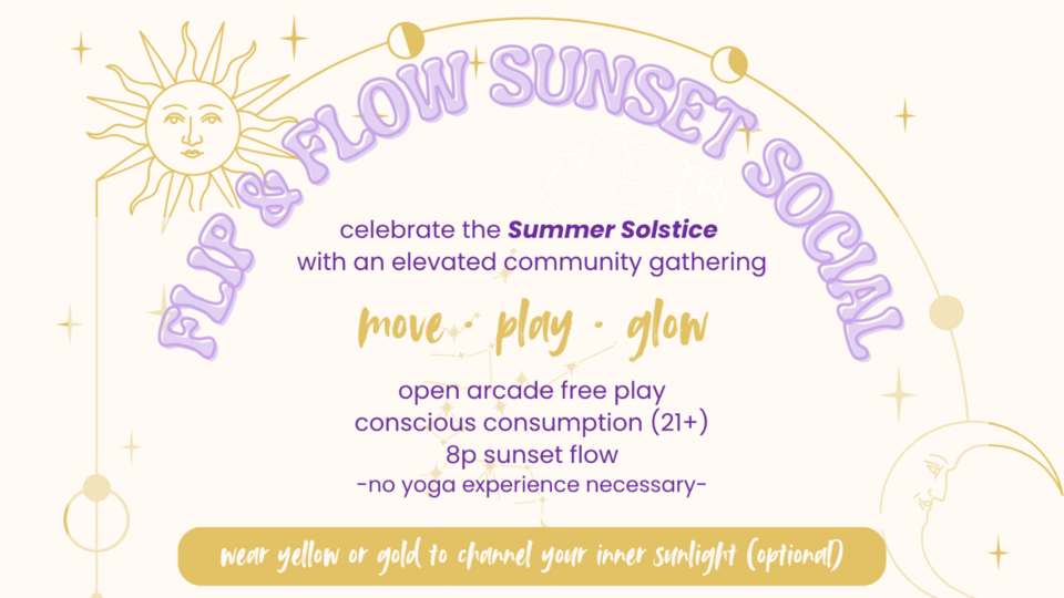 Flip & Flow Summer Solstice Sunset Social