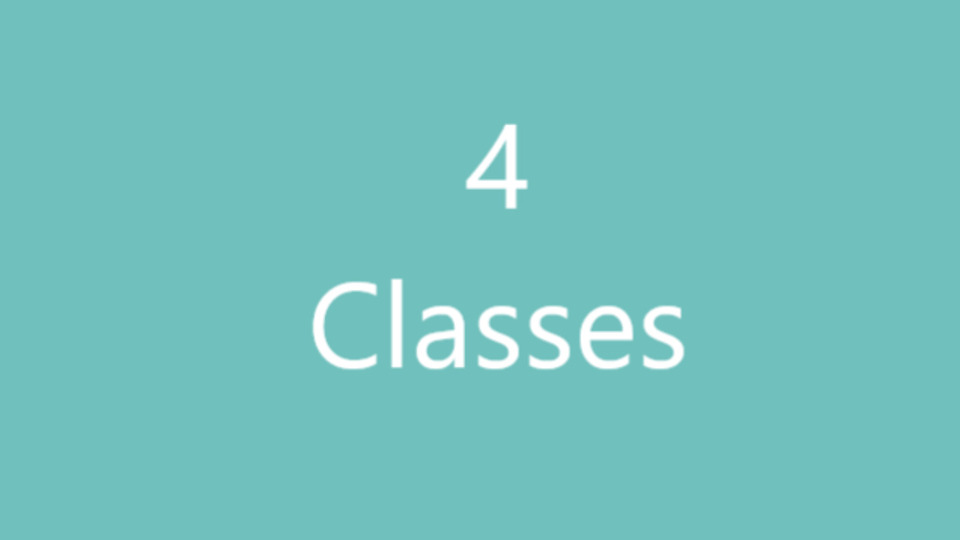 4 Class Pack