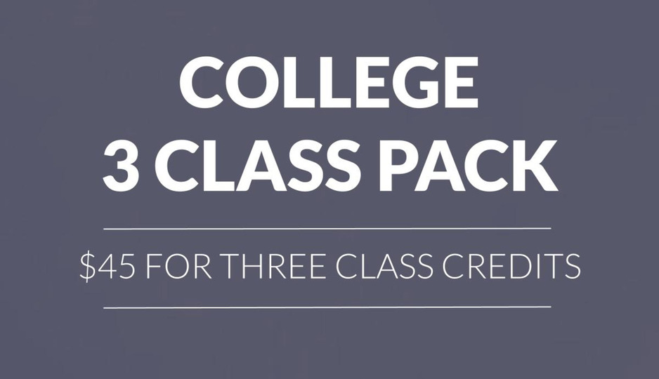 College 3 Class Pack