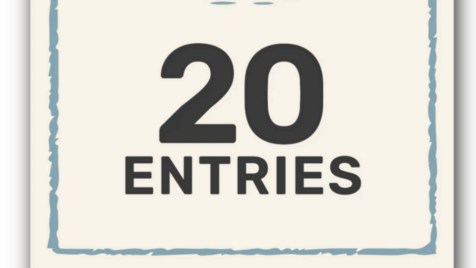 20 Entries