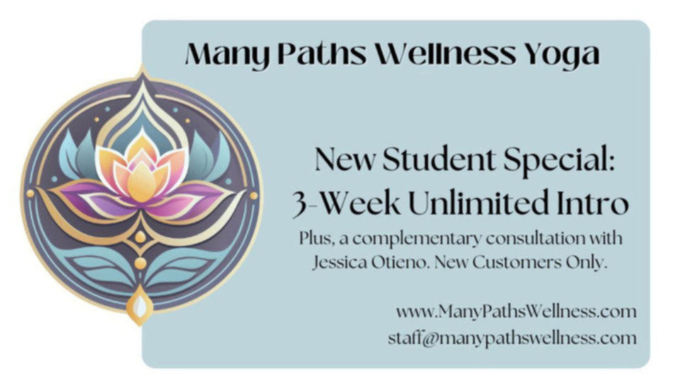 New Student Special 🌟 3-Week Intro Offer – Unlimited Yoga for $59