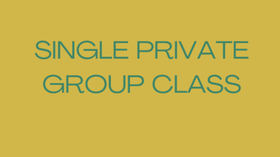 Single Private Group Class