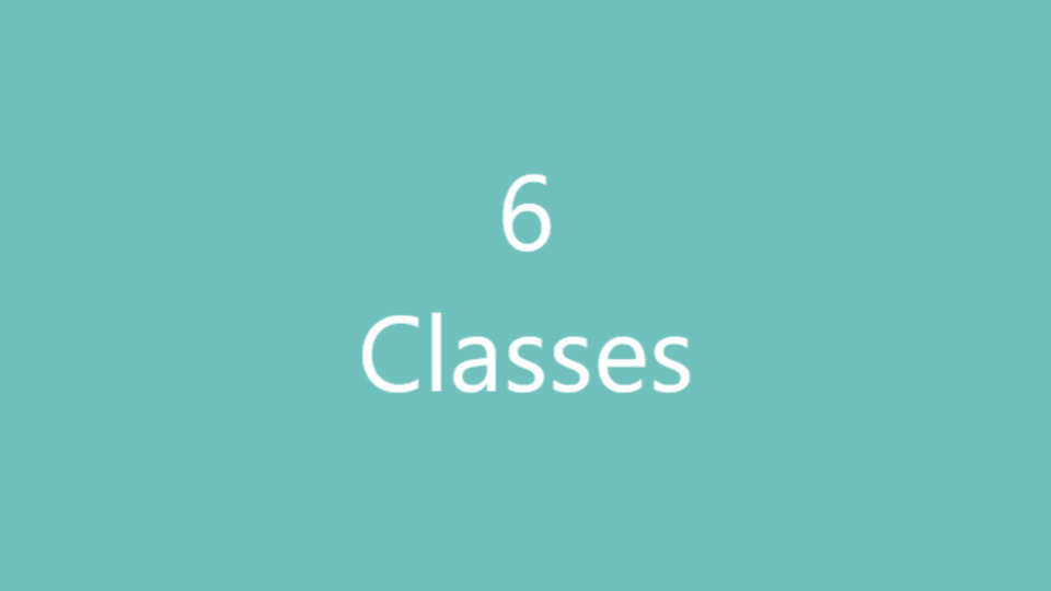 6 Class Pack